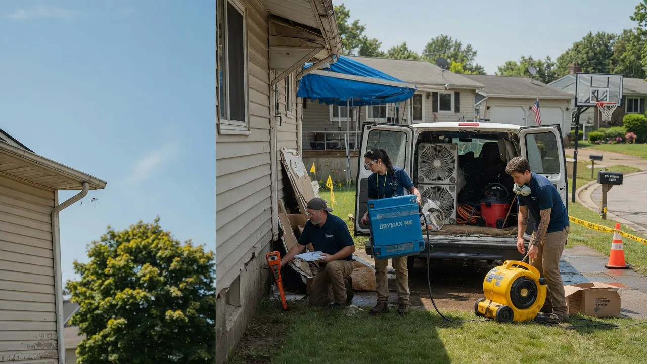 Ceiling Leak Cleanup in Big Prairie, OH near me